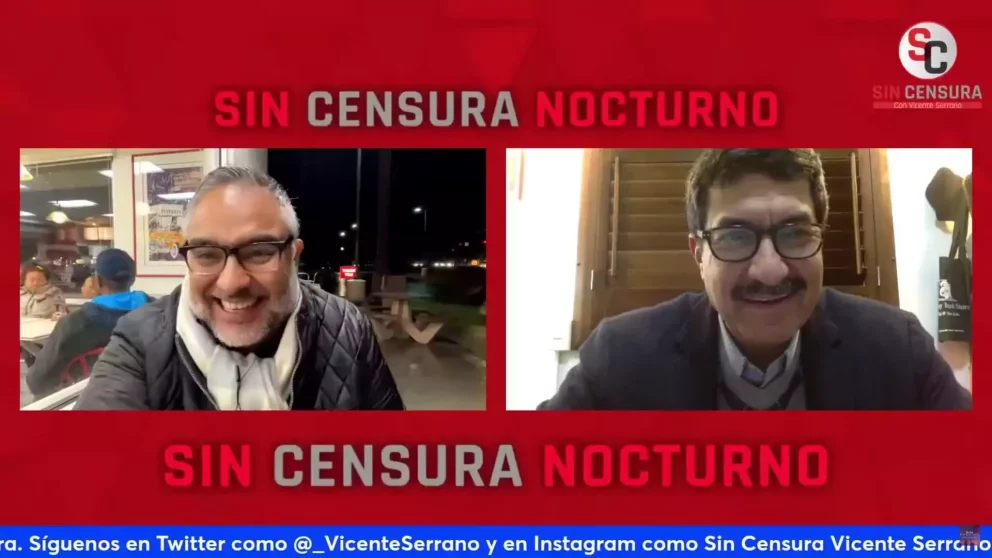Javier Corral en Sin Censura TV con Vicente Serrano
