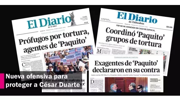 Nueva ofensiva de El Diario para encubrir la corrupción de César Duarte y sus cómplices
