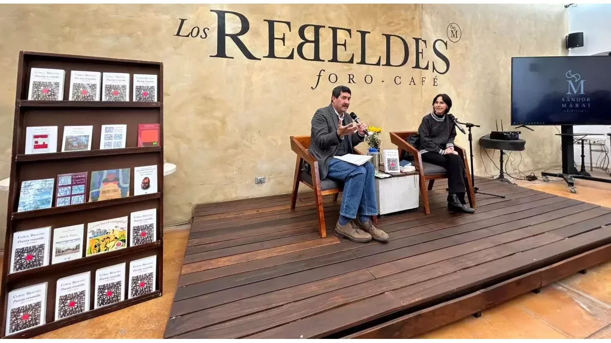 Coral Bracho presentó su “Poesía reunida” para celebrar el primer aniversario de Sándor Márai Librería