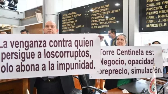 Diputados de Morena exhiben venganza política y corrupción en gobierno de Maru Campos